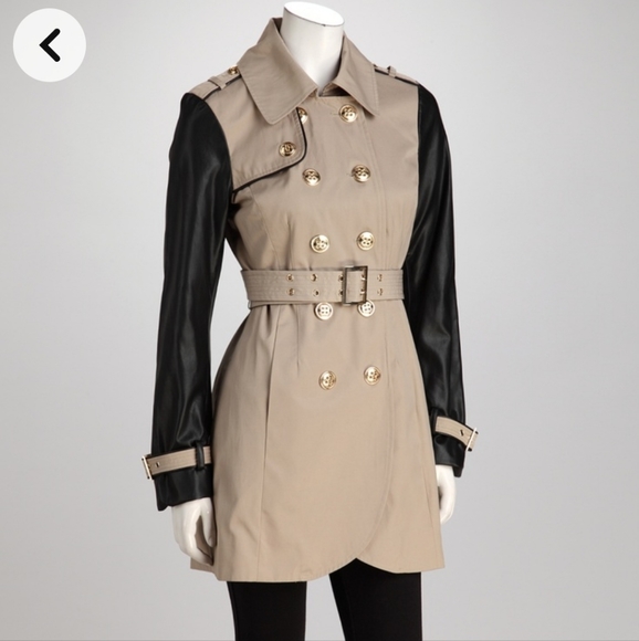 Steve Madden Jackets & Blazers - Steve Madden Button Up Trench Coat with Belt